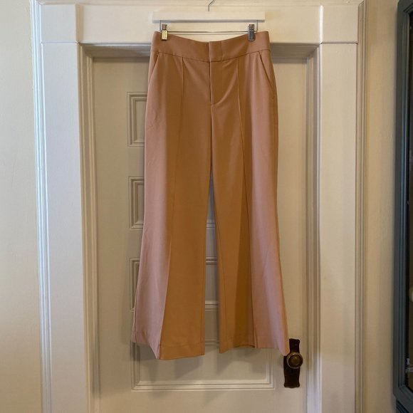 Alice + Olivia Dylan Wide Leg High Waisted Pants - Size 8 - Picture 4 of 10